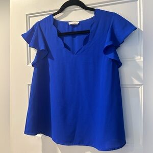 Blue blouse size small